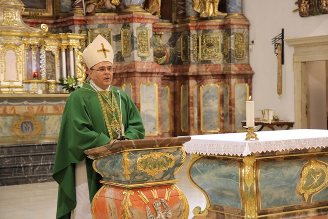 Varaždinski biskup Bože Radoš predslavio svetu misu uz blagdan svetog Luke, zaštitnika liječnika